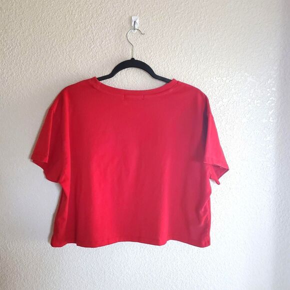 Forever 21 Womens Top 4th of July USA Cropped Plus Size 2X - Picture 5 of 6